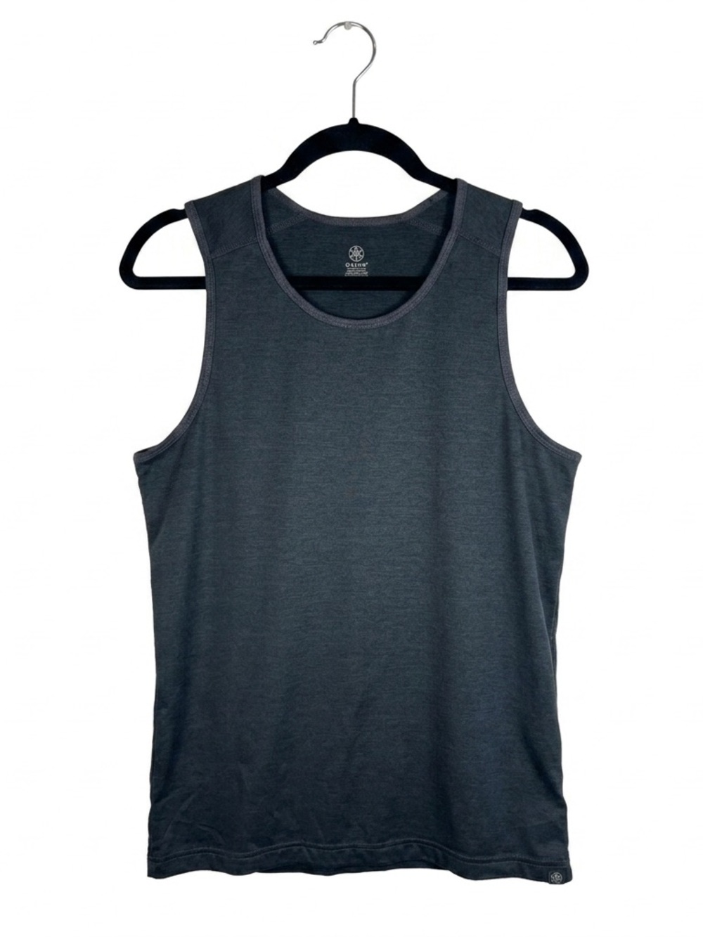 GAIAM Women's Charcoal Gray Athletic Tank‎ - Sleeveless Scoop Neck SM